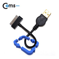 Coms 스트롱 미니 케이블(USB to iOS 30Pin 30핀 구형기기) 10cm 블랙/충전/데이터