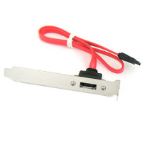 Coms SATA to eSATA 변환 브라켓 1Port, 미들 타워 케스이스용 [C2506]