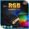Coms 모니터 케이블(RGB 고급형), 블랙 3M / VGA, D-SUB / 금도금(Gold) 단자