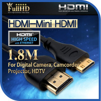 Coms HDMI-Mini HDMI 케이블 1.8m/ HDMI v1.4 지원 / 24K 금도금 / 4K2K