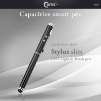 Coms 터치펜 정전식 (LED 포인터 램프포함)