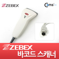 Coms 바코드 스캐너 (Z-3220), PS2용 화이트