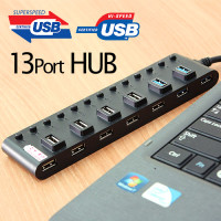 Coms USB 허브(13포트/멀티), 3.0 4Port/ 2.0 9Port