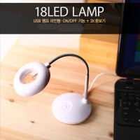 Coms USB LED 램프 (라인형), 18LED / 플렉시블 / LED 라이트