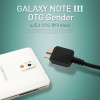 Coms 갤럭시노트3 OTG 젠더, Black, USB Micro B 케이블, 마이크로