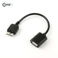 Coms OTG 젠더, Black, USB Micro B 케이블, 마이크로