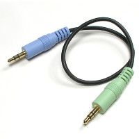 Coms 스테레오 케이블 30cm AUX 3극 Stereo 3.5 M/M