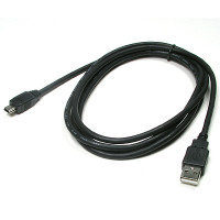 Coms USB Mini 5Pin 케이블 1.8M, Mini 5P(M)/USB 2.0A(M) 미니 5핀