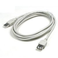 Coms USB 연장 케이블 1.8M, USB M/F A타입 AM to AF(AA형/USB-A to USB-A)