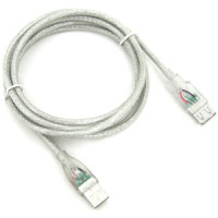 Coms USB 연장 케이블 1.8M, LED, USB 2.0 M/F A타입 AM to AF(AA형/USB-A to USB-A)
