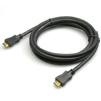 Coms 미니(MINI) HDMI 케이블 2M - M/M 타입/ 양쪽 모두 미니 HDMI 단자 V1.3 지원