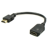 Coms HDMI 연장 케이블 (M/F) 20Cm - 길이 연장용 / HDMI v.1.3