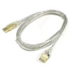 Coms USB 연장 케이블 1.8M, 고급형, USB M/F A타입 AM to AF(AA형/USB-A to USB-A) 투명 GOLD