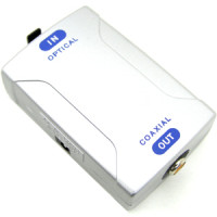 Coms AUDIO Optical to Coaxial S/PDIF Converter(POF-830)