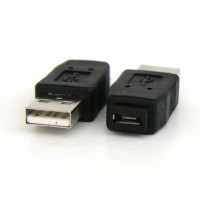 Coms USB 변환젠더 마이크로 5핀 F to USB 2.0 A M Micro 5Pin