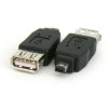 Coms USB 젠더 미니4핀 F타입 - USB 2.0 Type A(F)/mini 4Pin F타입 (M)