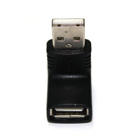 Coms USB 2.0 A 연장젠더 상향꺾임 꺽임