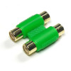 Coms RCA 2열 통합 젠더 - 2F/2F 타입/ 녹색