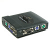 Coms KVM 스위치 2:1 (국내산/수동방식/선택기) / VGA / RGB / PS2