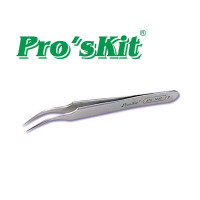 Prokit 정밀 핀셋/120mm/Fine Tip Curved / 꺾임(꺽임, 곡선)형 / 쪽집게(족집게), 기판 회로 작업, 다용도 정밀 작업(네일아트, 비즈공예 등)