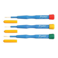 Prokit 세라믹 일자 드라이버 0.4 x 2.4mm, 간편 수리 공구(스크류 드라이버), 전기 작업용, 기계 분해 조립 등(가정용, 휴대용)