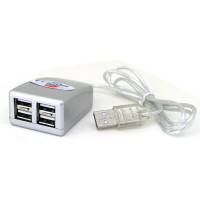 Coms USB 무전원 4포트 허브 [Y-118], 4port