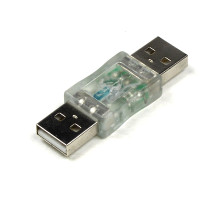 Coms USB LED 젠더(청색)-USB 2.0 type A M/M