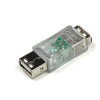 Coms USB LED 젠더(청색)-USB 2.0 Type A F/F