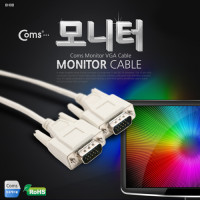 Coms 일반형 모니터 케이블 5M - M/M 타입 / VGA(D-SUB, RGB)