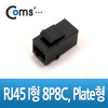 Coms 연장 커플러(RJ45) I 형 8P8C, 월 플레이트형(WALL PLATE / 일반), LAN