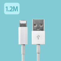 Coms iOS 스마트폰5 케이블(고급형) White, 1.2m, iOS 8Pin, 8핀
