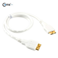 Coms USB 3.0 Micro B OTG 케이블, White