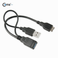 Coms OTG 케이블, USB 보조 전원, M/F, Micro B, 젠더, 마이크로