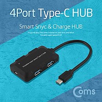 Coms USB 3.1(Type C) 허브 USB 4Port