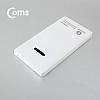 Coms G POWER 보조배터리 5000mAh, 비상충전, 마이크로 5핀 (Micro 5Pin, Type B)+iOS 8핀(8Pin) 젠더 포함