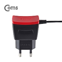 Coms G POWER 가정용 5V/1.2A 충전기 (케이블 일체형) 마이크로 5핀(Micro 5Pin) / 1.2M/블랙 스마트폰 태블릿