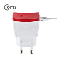 Coms G POWER 가정용 5V/1.2A 충전기 (케이블 일체형)/화이트 / 마이크로 5핀(Micro 5Pin) / 1.2M 스마트폰 태블릿