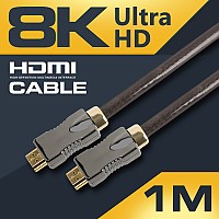 Coms 8K UHD HDMI 케이블(V2.1) 1M / 8K4K @60Hz 지원 (7680*4320) / UHD / 금도금 단자