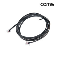 Coms TEL CABLE/전화선 케이블 2M 6P2C