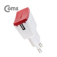 Coms G POWER 가정용 충전기 USB 1포트 - 5V/1.2A/화이트
