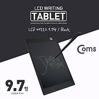 Coms 메모보드 / 전자노트 9.7형 LCD, Black / 전자 메모패드 / 전자칠판