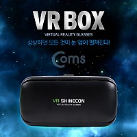 Coms 스마트폰 VR기기, 헤드기어/100도 / 헤드폰 일체형 / 쿠션 탈부착 가능/VR BOX