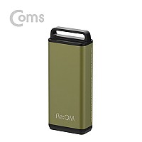 Coms 리큐엠 손난로 5,200mAh 보조배터리 QHW520 / 카키색/비상배터리