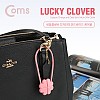 Coms USB Micro 5Pin 케이블, Pink, 네잎클로버 키링, USB 2.0A(M)/Micro USB(M), Micro B, 마이크로 5핀, 안드로이드