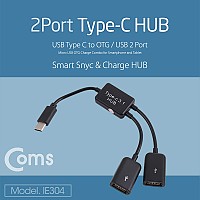 Coms USB 3.1 허브(Type C), USB A 2Port(2포트) / Type C OTG 케이블