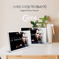 Coms 15.4형 스마트 디지털 액자(HD급 해상도 / 동영상 / 시계 / 달력) / HDMI 입력지원 / 전자액자