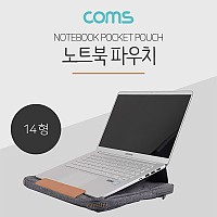 Coms 노트북 가방, 14형/ 노트북 파우치 / 거치 가능
