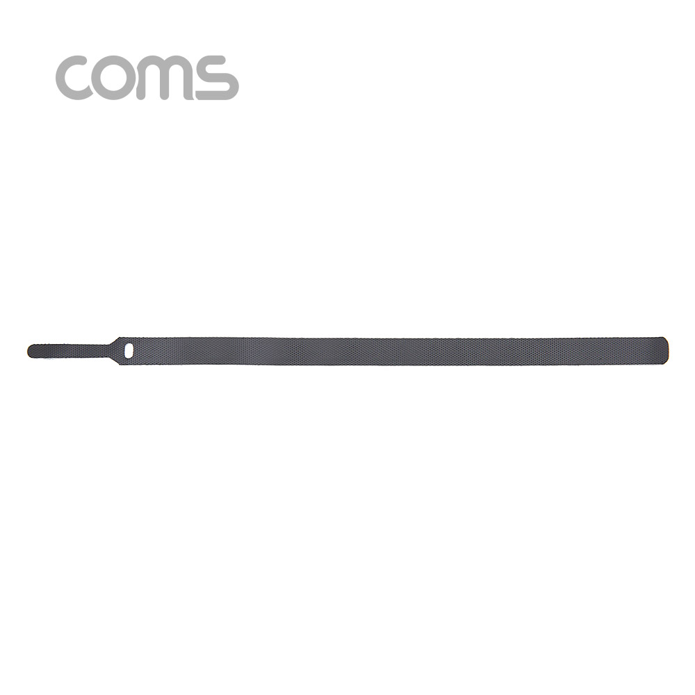 Coms 벨크로 케이블타이 10pcs (대) / Black / 315mm