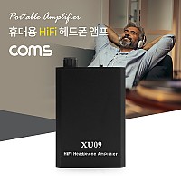 Coms 휴대용 미니 HiFi 헤드폰 앰프 / Amp / 오디오 증폭기