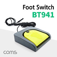 Coms USB 페달 / 풋 스위치(Foot Switch) / 6.3mm Audio Plug / USB 케이블